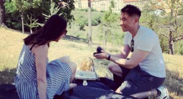 Överraskande picknick i Prag